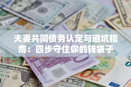 济南夫妻共同债务认定与避坑指南：四步守住你的钱袋子