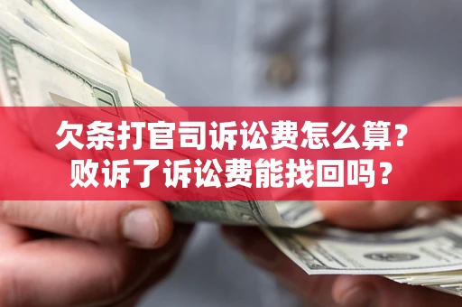 济南欠条打官司诉讼费怎么算？败诉了诉讼费能找回吗？