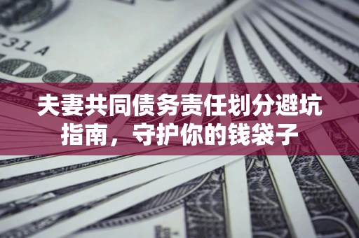 济南夫妻共同债务责任划分避坑指南，守护你的钱袋子