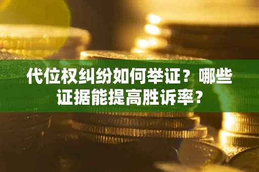 济南代位权纠纷如何举证？哪些证据能提高胜诉率？