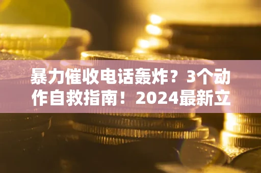 济南暴力催收电话轰炸？3个动作自救指南！2024最新立案标准全解析